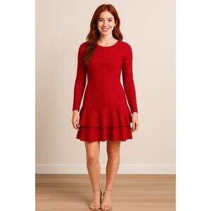 Michael Kors Red Sequin Dress - Size XS